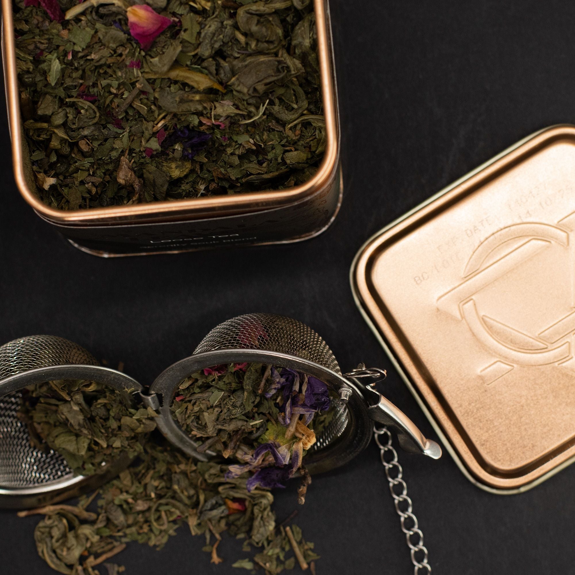 Mezcla de Té Artesanal Serenity Souk- 50gr Lata