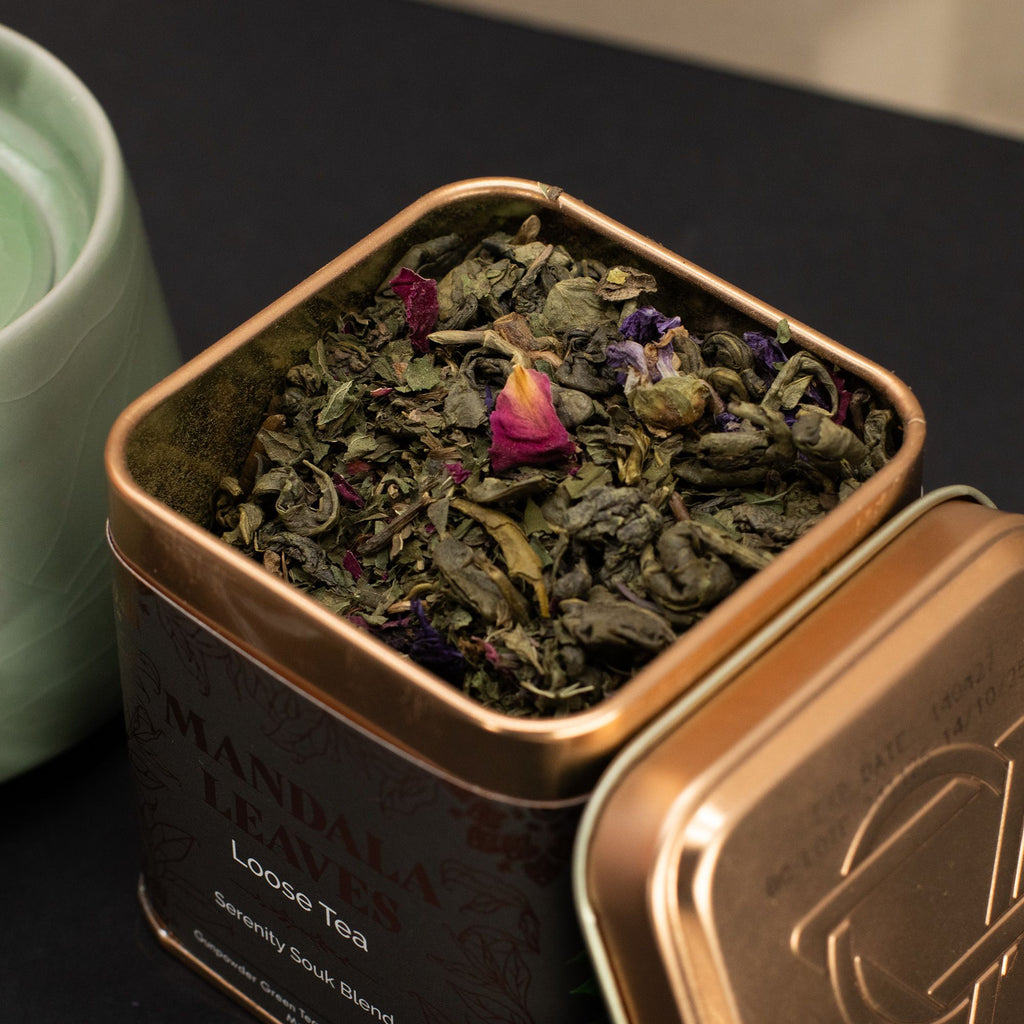 Mezcla de Té Artesanal Serenity Souk- 50gr Lata