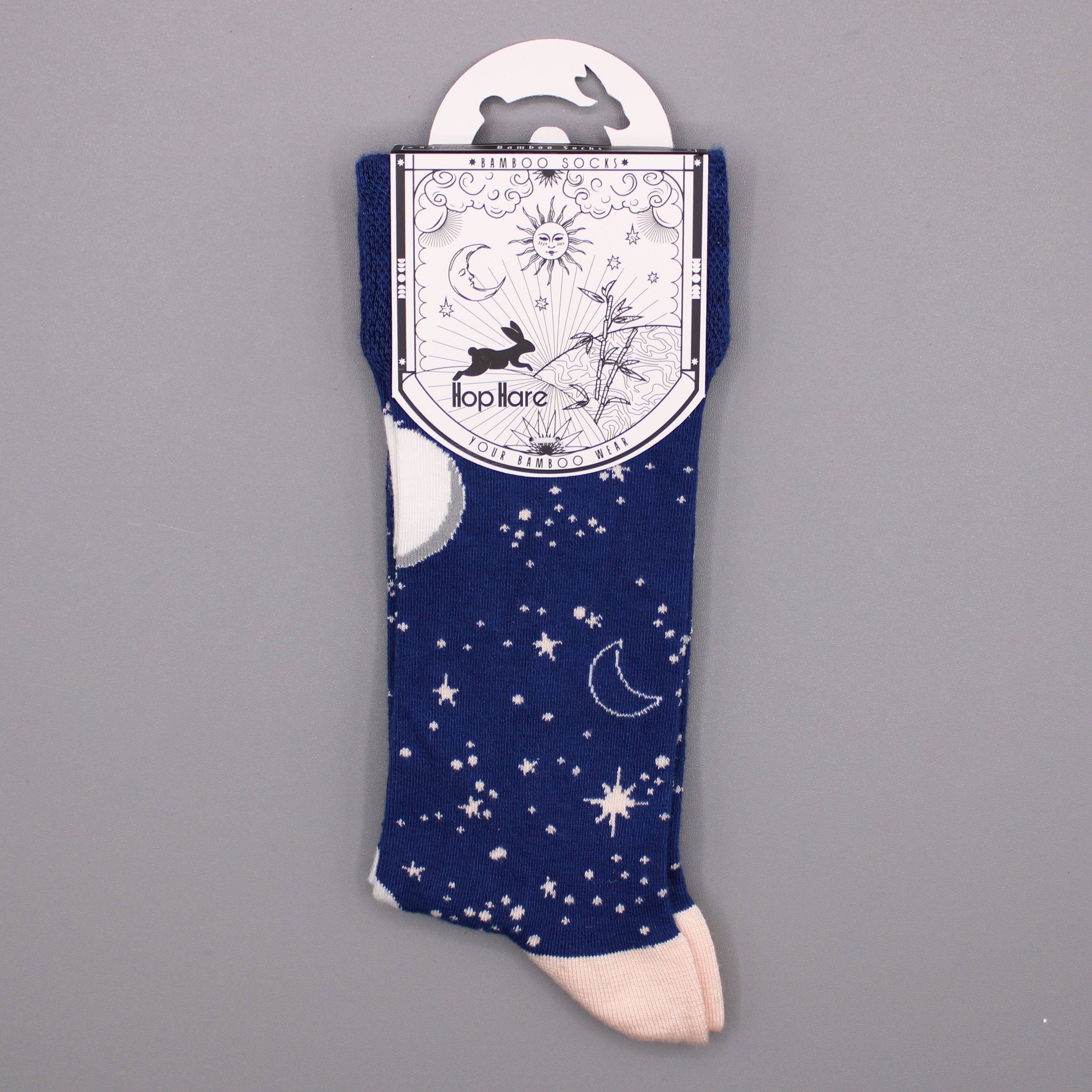 Calcetines de bambú Hop Hare(S/M) - Moonwalk