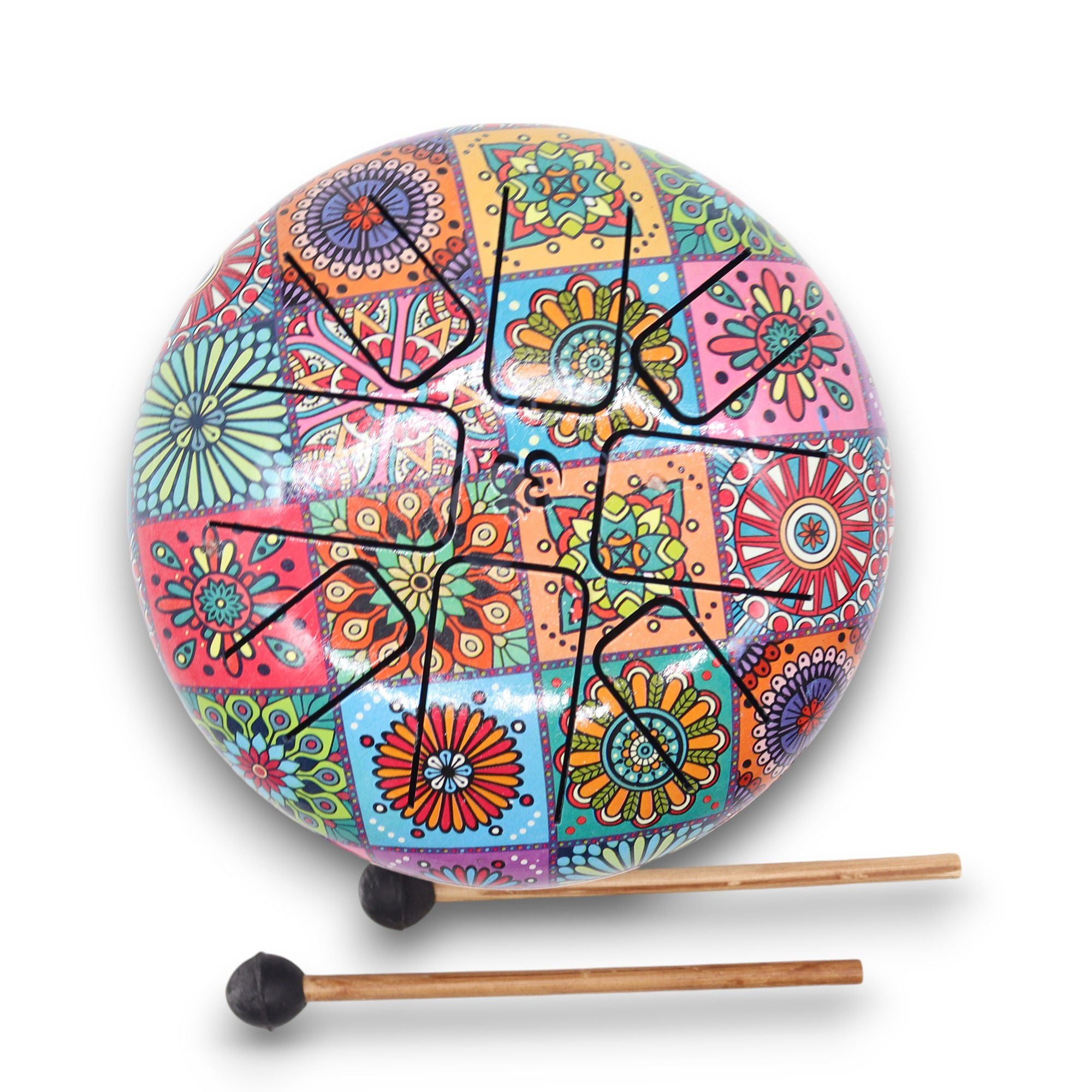 Tambor Mediano Hapi Multicolor - 17x13cm