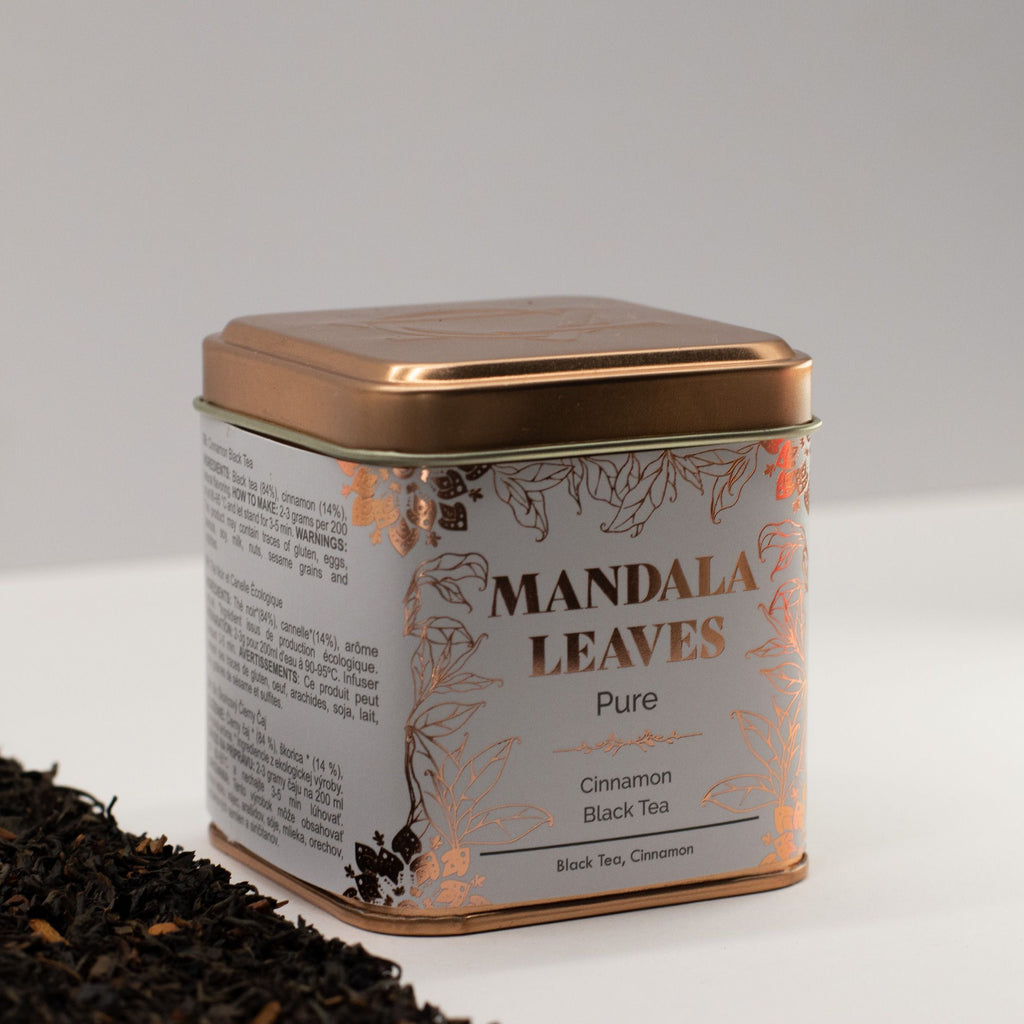 Té negro orgánico de canela de 50 g