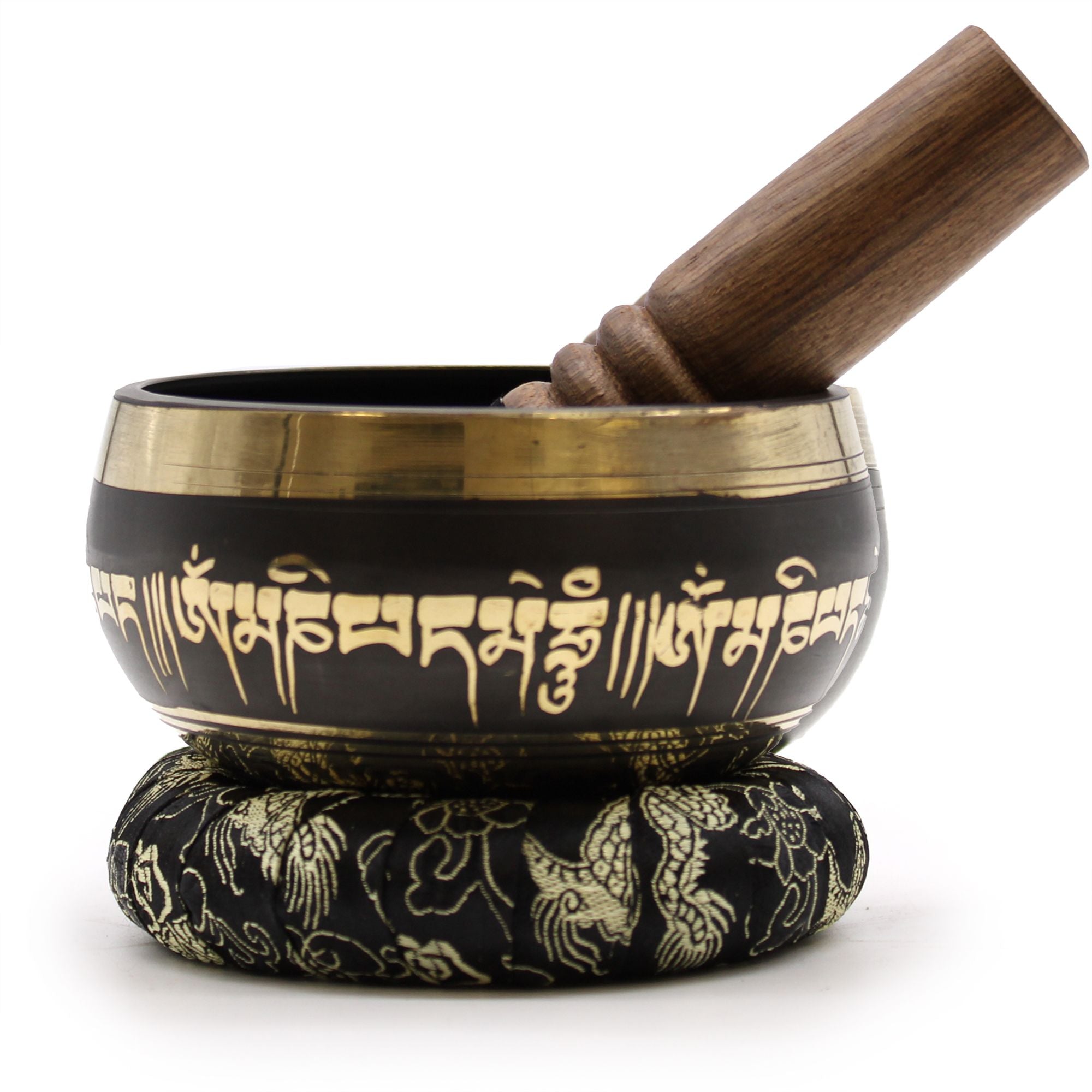 Juego de cuenco tibetano de flor de loto